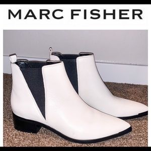 Marc Fisher White Boots